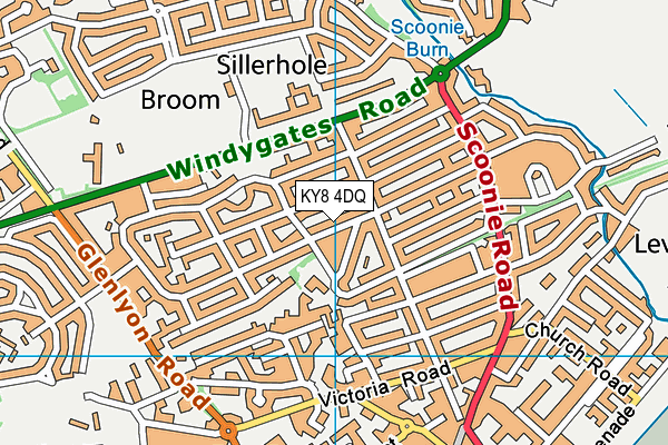 KY8 4DQ map - OS VectorMap District (Ordnance Survey)