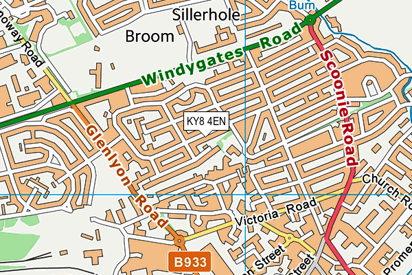 KY8 4EN map - OS VectorMap District (Ordnance Survey)