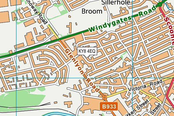 KY8 4EQ map - OS VectorMap District (Ordnance Survey)