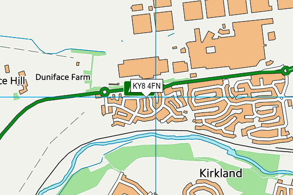 KY8 4FN map - OS VectorMap District (Ordnance Survey)