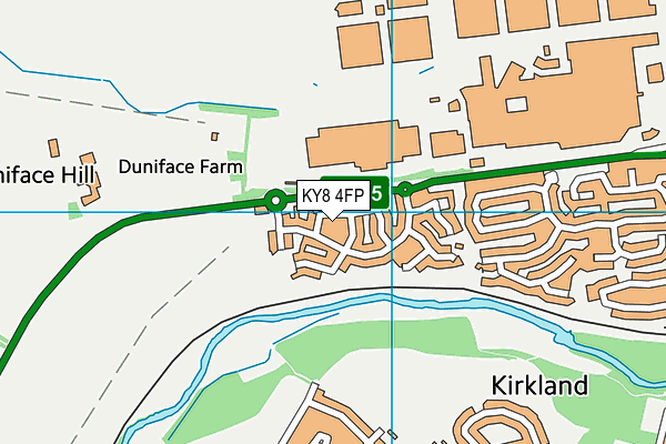 KY8 4FP map - OS VectorMap District (Ordnance Survey)