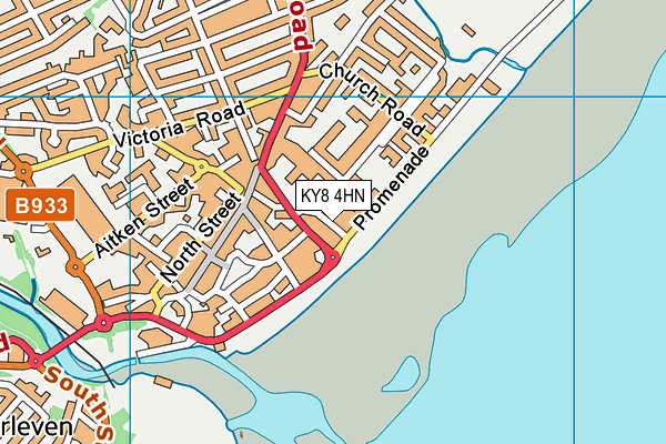 KY8 4HN map - OS VectorMap District (Ordnance Survey)