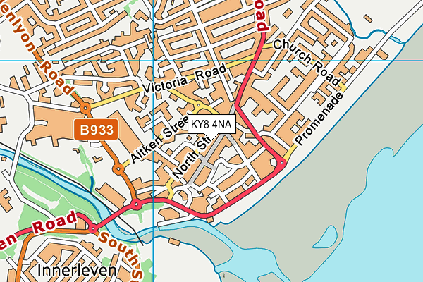 KY8 4NA map - OS VectorMap District (Ordnance Survey)