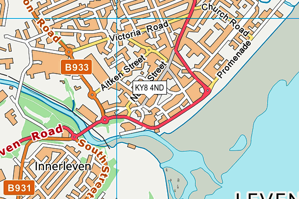 KY8 4ND map - OS VectorMap District (Ordnance Survey)