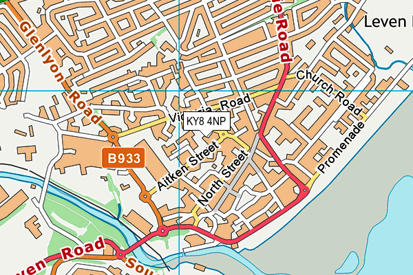 KY8 4NP map - OS VectorMap District (Ordnance Survey)