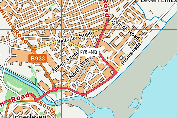 KY8 4NQ map - OS VectorMap District (Ordnance Survey)