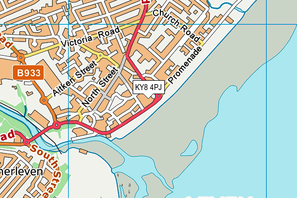 KY8 4PJ map - OS VectorMap District (Ordnance Survey)