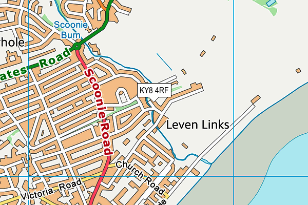 KY8 4RF map - OS VectorMap District (Ordnance Survey)