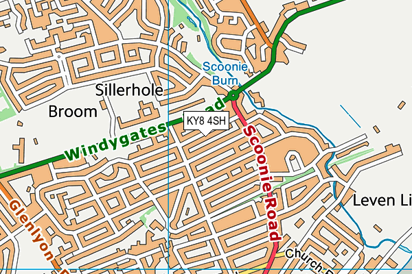 KY8 4SH map - OS VectorMap District (Ordnance Survey)