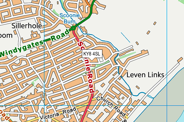 KY8 4SL map - OS VectorMap District (Ordnance Survey)