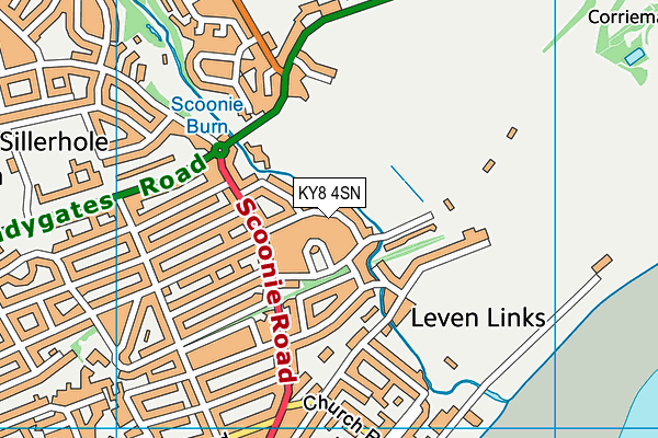 KY8 4SN map - OS VectorMap District (Ordnance Survey)