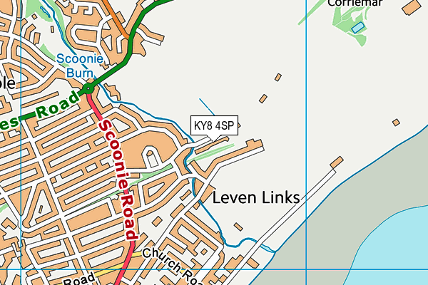 KY8 4SP map - OS VectorMap District (Ordnance Survey)