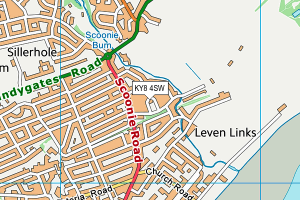 KY8 4SW map - OS VectorMap District (Ordnance Survey)
