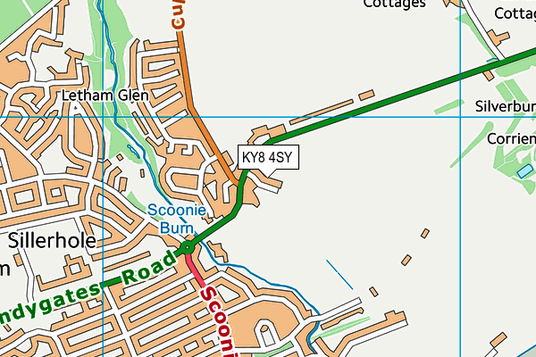 KY8 4SY map - OS VectorMap District (Ordnance Survey)