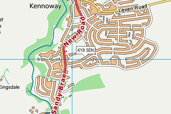 KY8 5EN map - OS VectorMap District (Ordnance Survey)