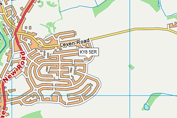 KY8 5ER map - OS VectorMap District (Ordnance Survey)