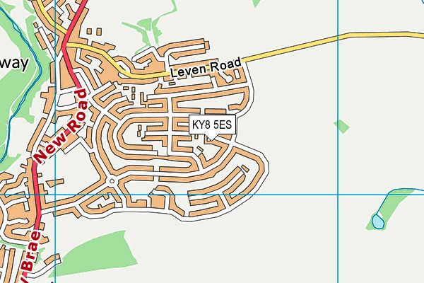 KY8 5ES map - OS VectorMap District (Ordnance Survey)