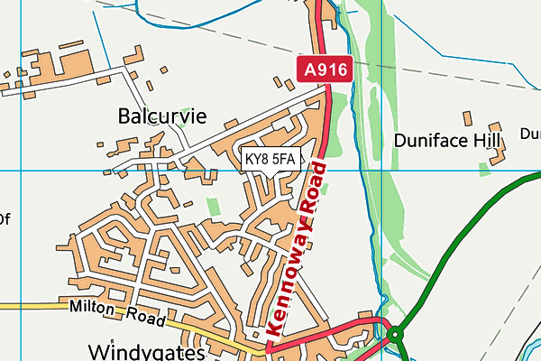 Map of PETER RONALD EDNIE SERVICES LTD at district scale