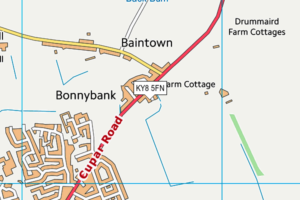 KY8 5FN map - OS VectorMap District (Ordnance Survey)