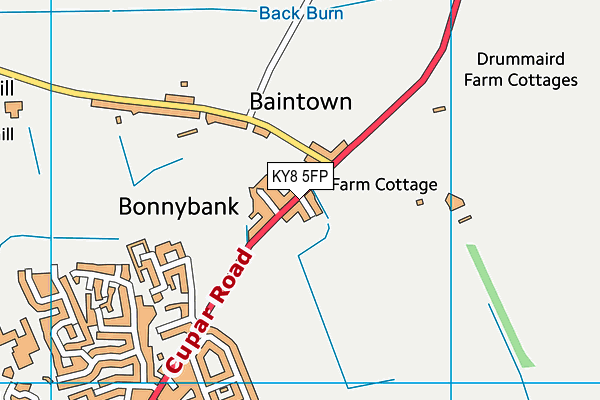 KY8 5FP map - OS VectorMap District (Ordnance Survey)