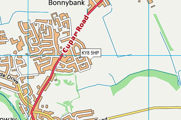 KY8 5HP map - OS VectorMap District (Ordnance Survey)