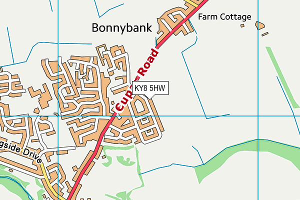KY8 5HW map - OS VectorMap District (Ordnance Survey)