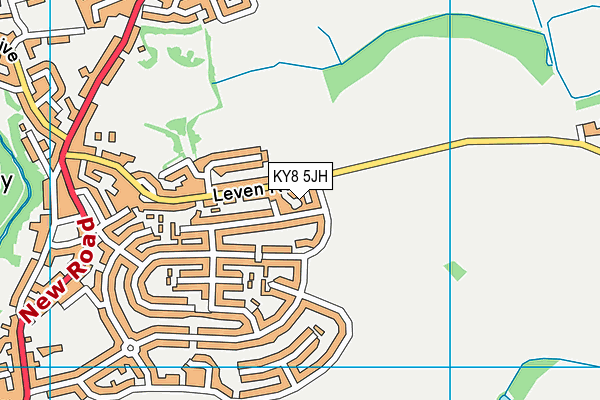 KY8 5JH map - OS VectorMap District (Ordnance Survey)