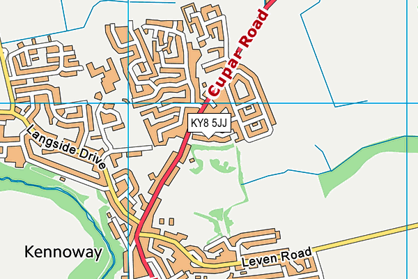 KY8 5JJ map - OS VectorMap District (Ordnance Survey)