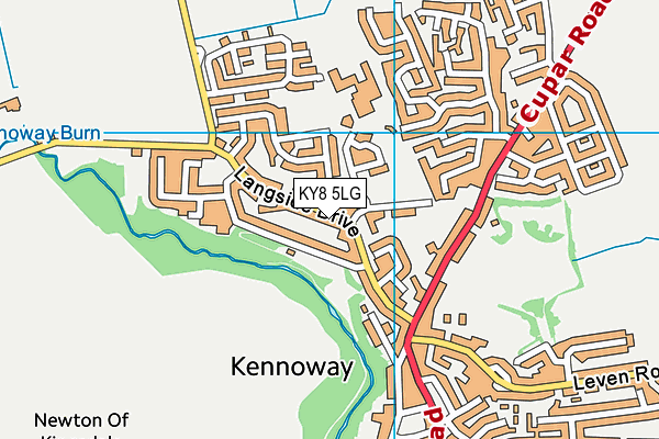 KY8 5LG map - OS VectorMap District (Ordnance Survey)