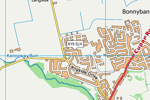 KY8 5LH map - OS VectorMap District (Ordnance Survey)