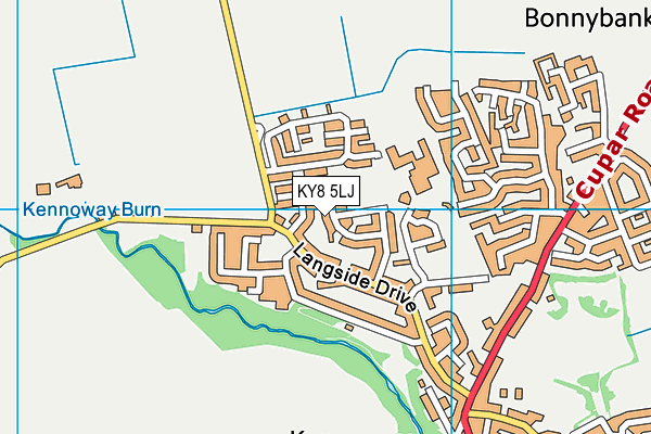 KY8 5LJ map - OS VectorMap District (Ordnance Survey)