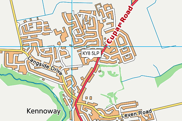 KY8 5LP map - OS VectorMap District (Ordnance Survey)