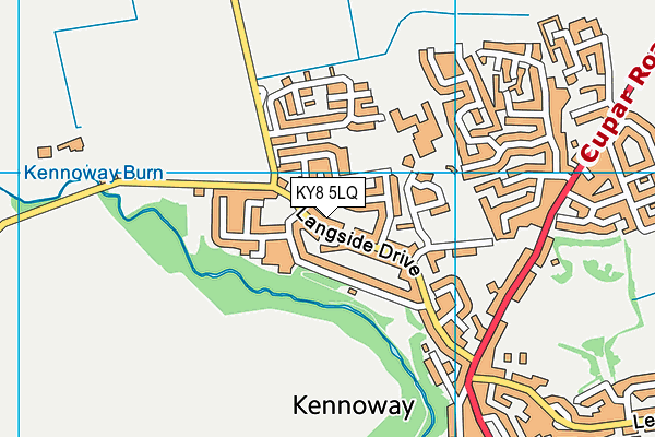KY8 5LQ map - OS VectorMap District (Ordnance Survey)