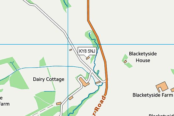 KY8 5NJ map - OS VectorMap District (Ordnance Survey)