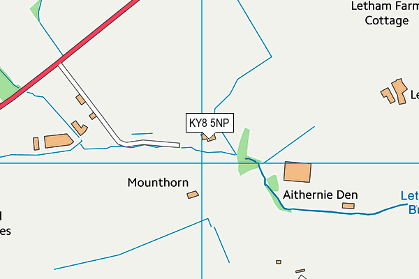 KY8 5NP map - OS VectorMap District (Ordnance Survey)