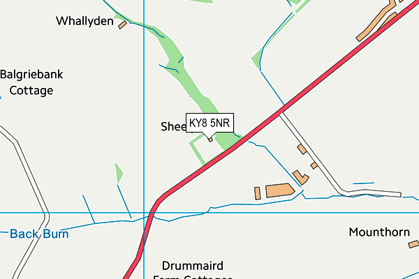 KY8 5NR map - OS VectorMap District (Ordnance Survey)