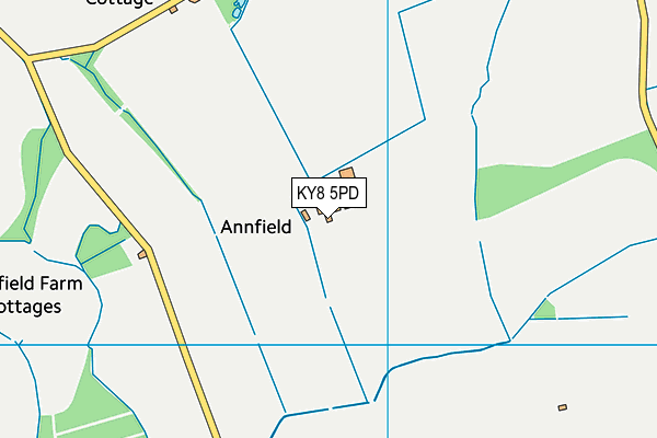 KY8 5PD map - OS VectorMap District (Ordnance Survey)