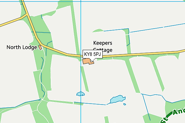 KY8 5PJ map - OS VectorMap District (Ordnance Survey)