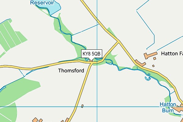 KY8 5QB map - OS VectorMap District (Ordnance Survey)