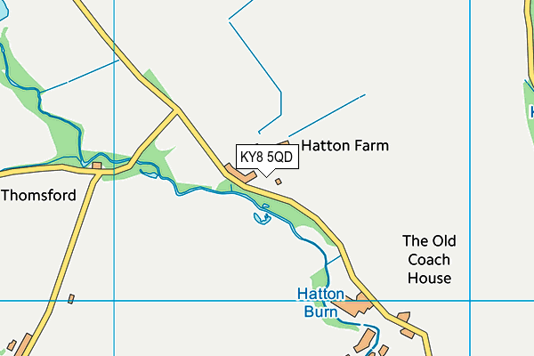KY8 5QD map - OS VectorMap District (Ordnance Survey)