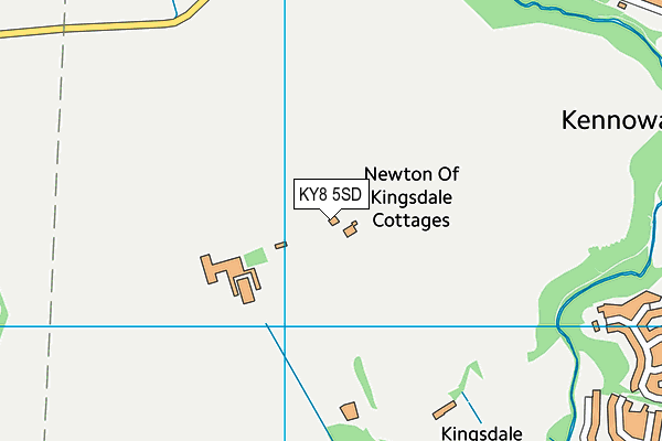 KY8 5SD map - OS VectorMap District (Ordnance Survey)