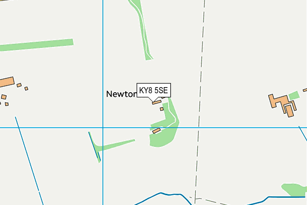 KY8 5SE map - OS VectorMap District (Ordnance Survey)