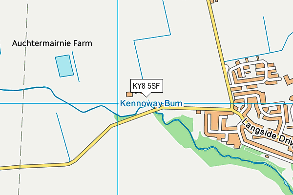 KY8 5SF map - OS VectorMap District (Ordnance Survey)