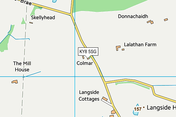 KY8 5SG map - OS VectorMap District (Ordnance Survey)