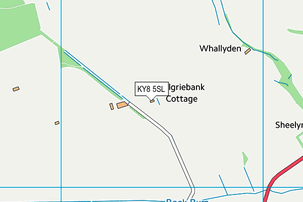 KY8 5SL map - OS VectorMap District (Ordnance Survey)