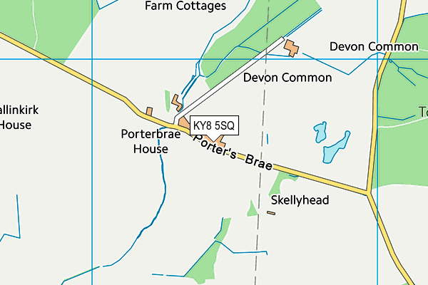 KY8 5SQ map - OS VectorMap District (Ordnance Survey)