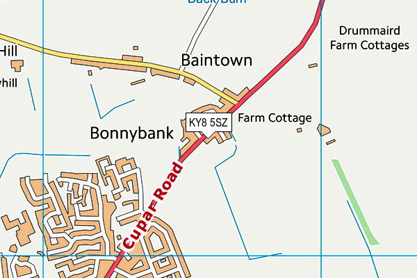 KY8 5SZ map - OS VectorMap District (Ordnance Survey)