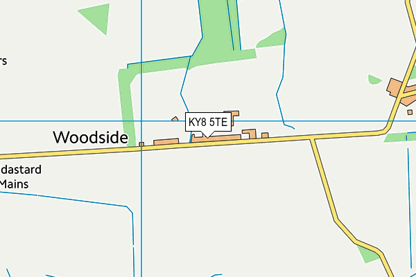 KY8 5TE map - OS VectorMap District (Ordnance Survey)