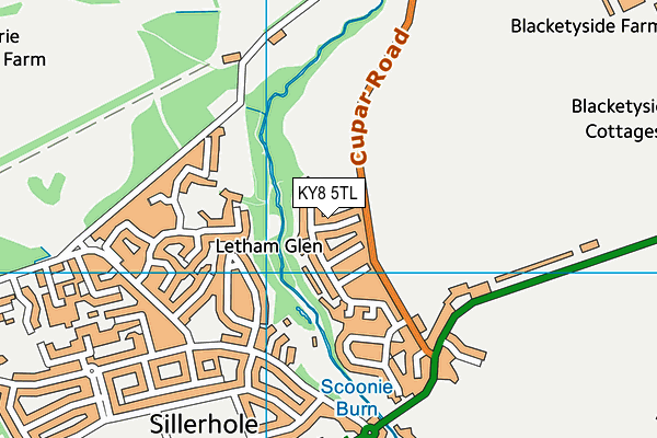 KY8 5TL map - OS VectorMap District (Ordnance Survey)