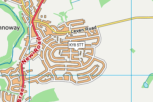KY8 5TT map - OS VectorMap District (Ordnance Survey)